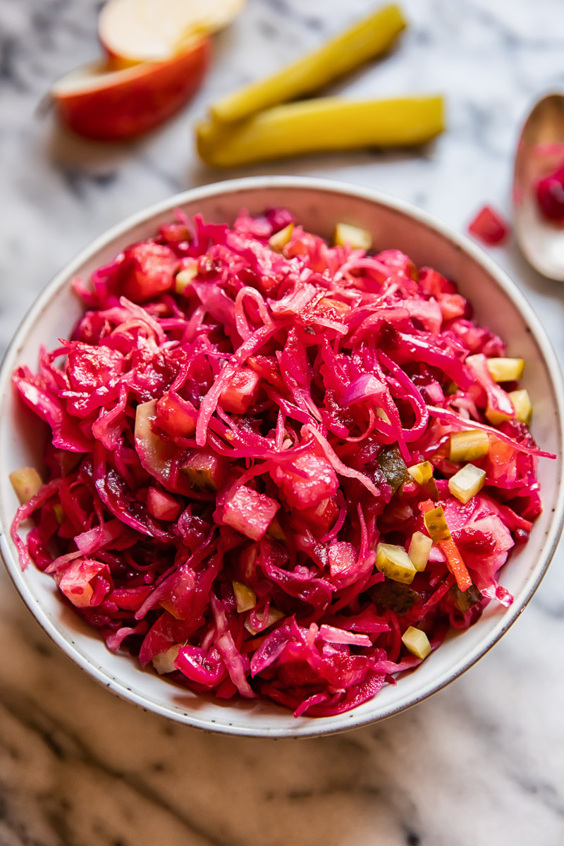 Beet and Sauerkraut Salad
