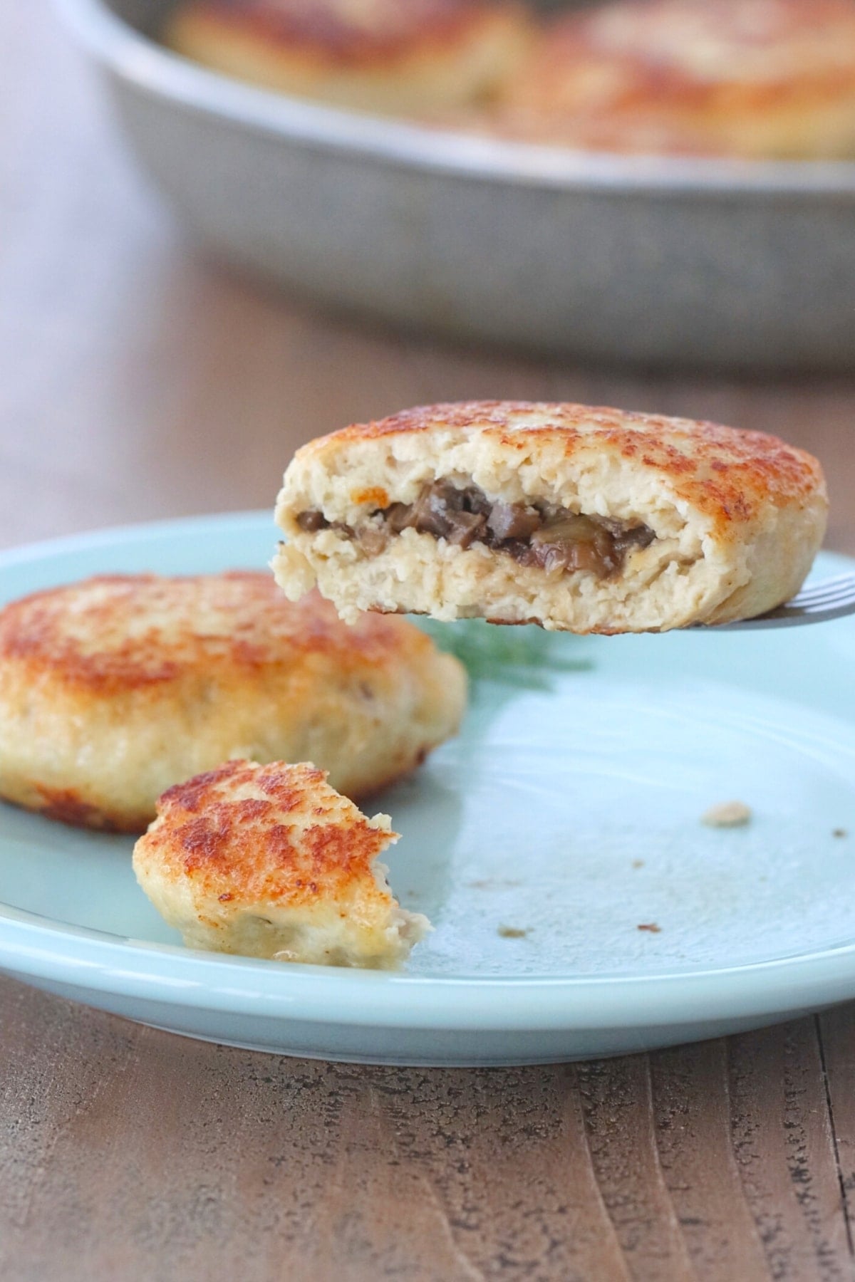Chicken and Mushroom Patties (Kotleti)