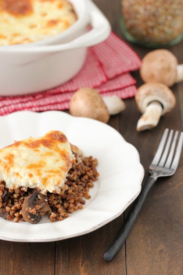 Chicken, Mushroom and Buckwheat Casserole