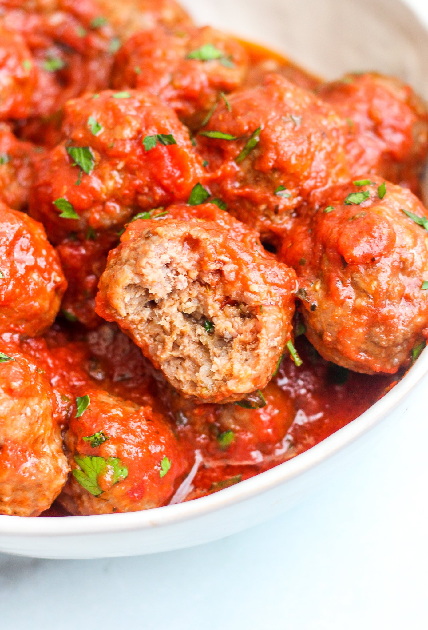 Easy Baked Italian Meatballs