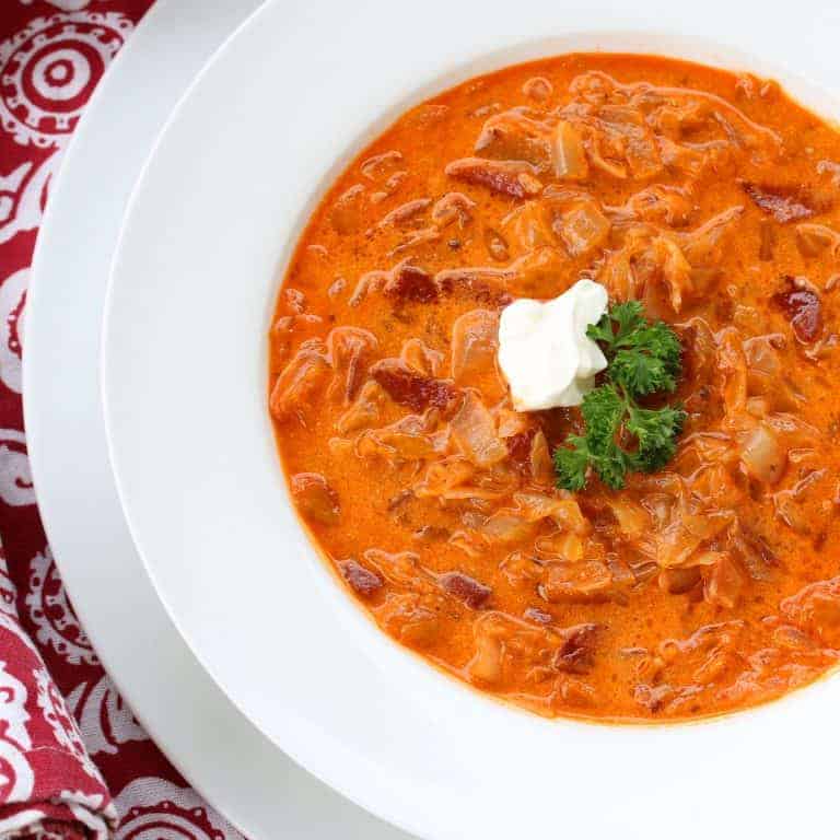 German Sauerkraut Soup (Sauerkrautsuppe)