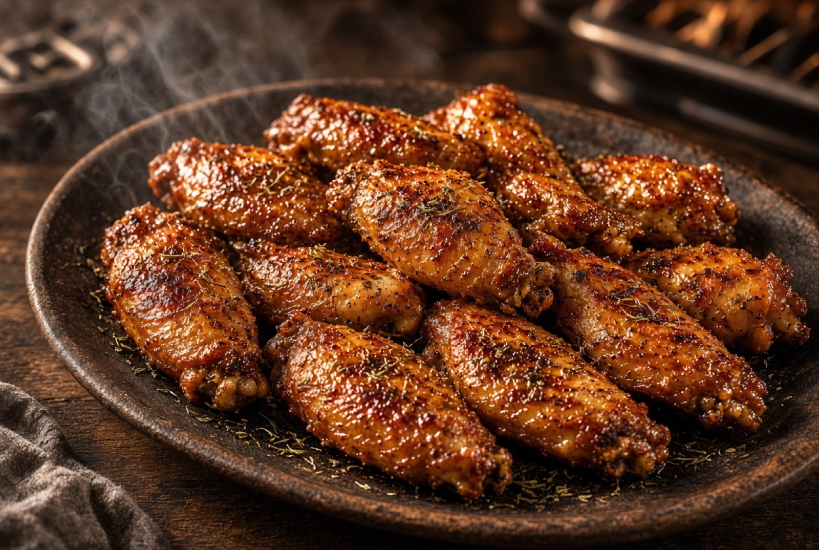 Hot-Smoked Chicken Wings