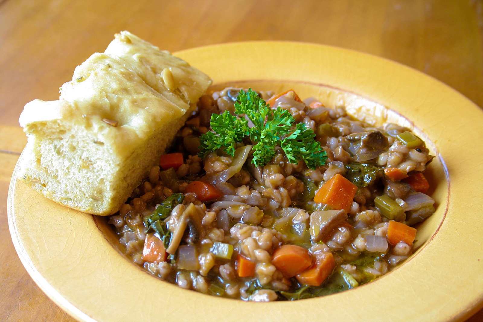 Mushroom and Barley Soup