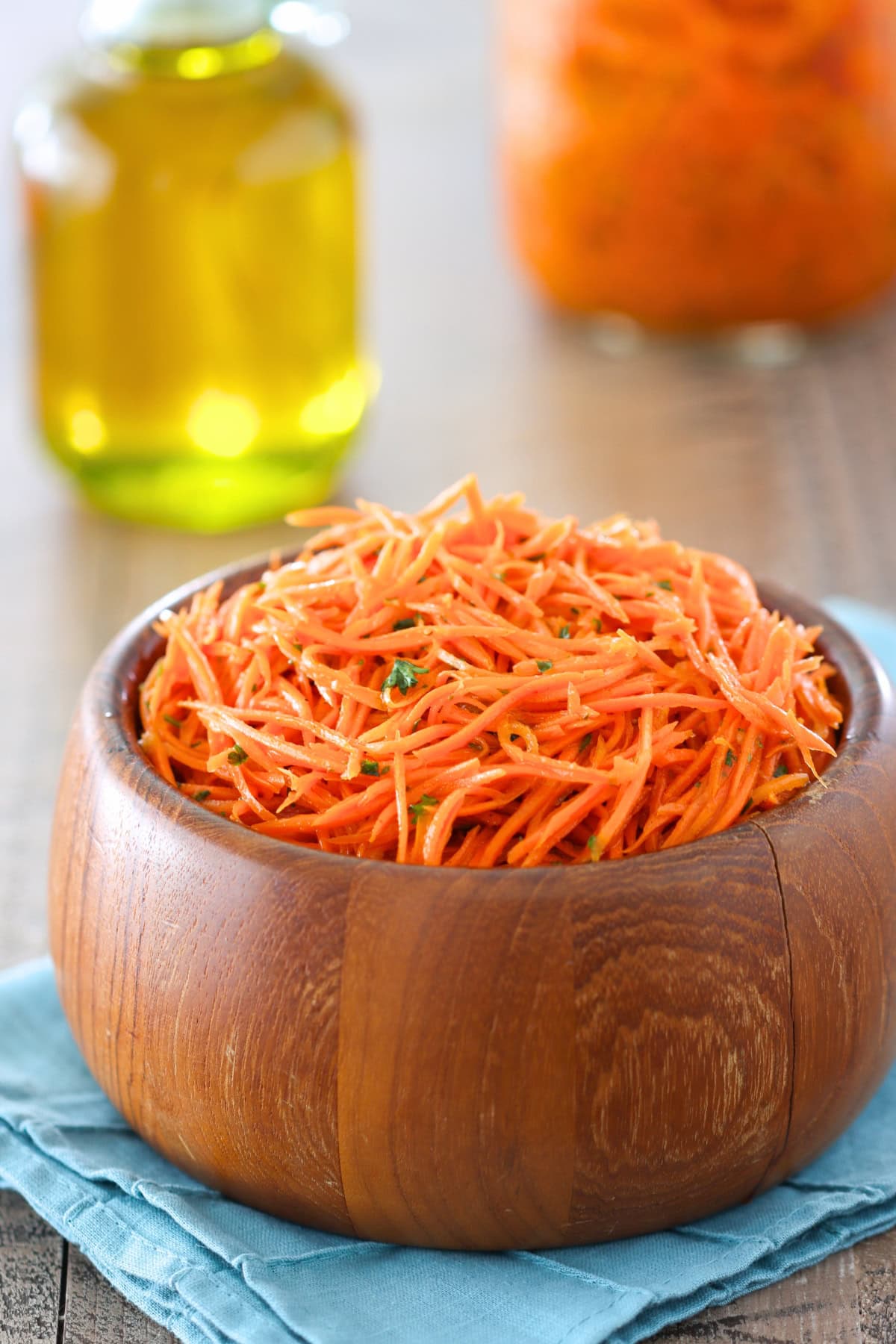 Russian Carrot Salad - Koreiskaya Morkovka