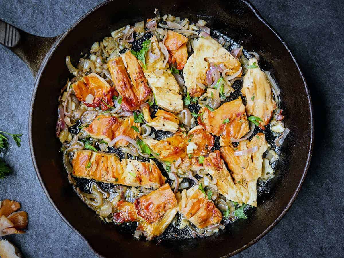 Sauteed Chicken of the Woods
